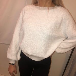 Simple White Sweater